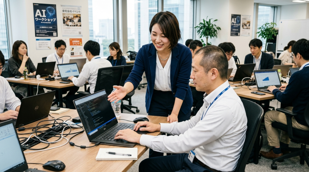 AIゼロイチセミナー ハンズオン 講師による個別サポート