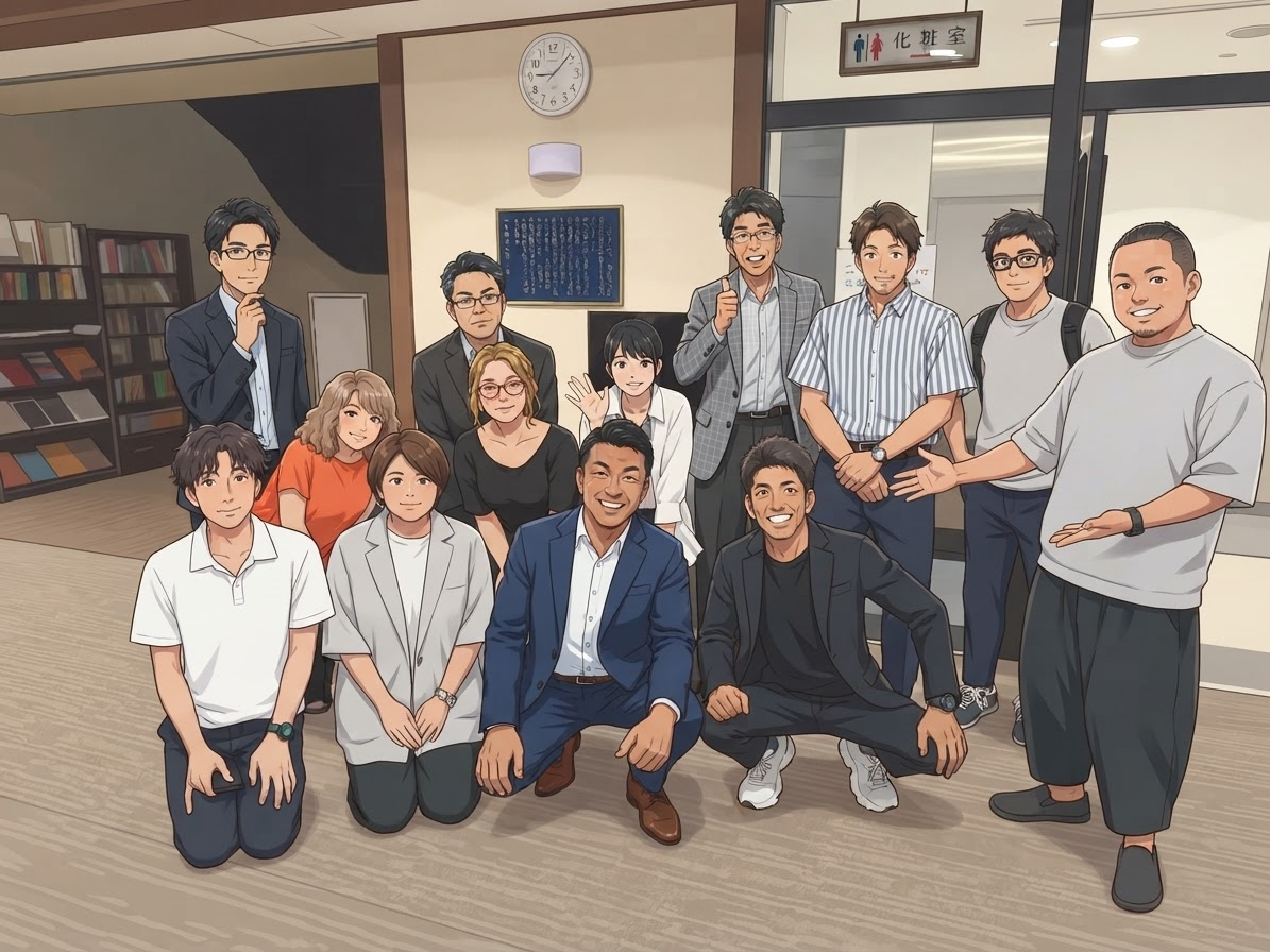 AIナイトラボ第5回 参加者集合写真｜定員超えの盛況(神戸・三ノ宮 中華会館)